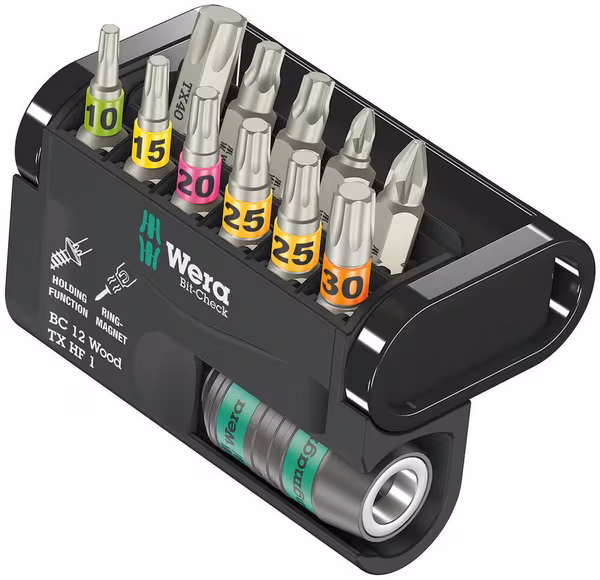Jeu de 12 embouts bois 12 TX HF 1 · réf. 05057435001