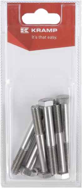 Boulon inox M8 x 60mm, A2 (6) · réf. KR931860RVSP06B