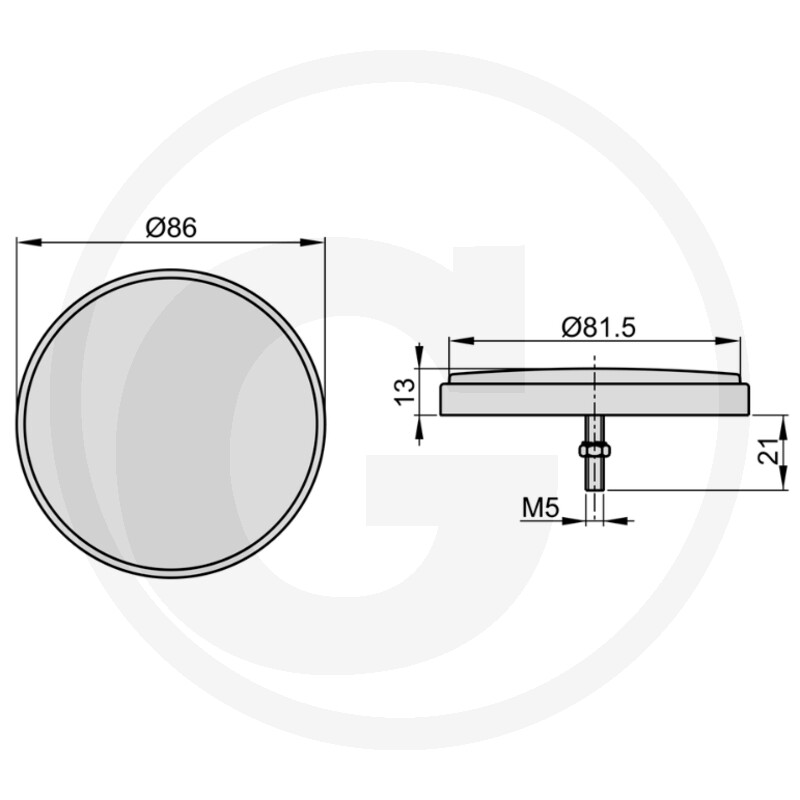 Cobo Rückstrahler · réf. 47381443