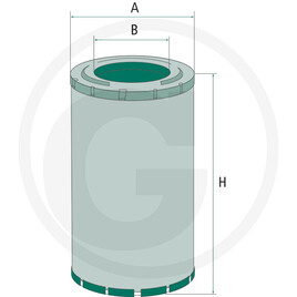MANN FILTER Filtre à air · réf. 565C17337.2