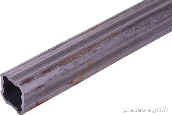 Tube profilé intérieur SFT S2, 4 angles, diamètre 39,6 x 33,6 x 3 mm, longueur : 1 000 mm · réf. 122191000
