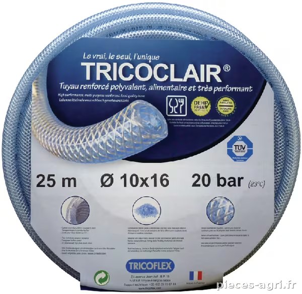 Tuyau Tricoclair® AL 6mm · réf. SL0500625