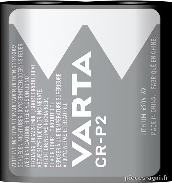 Batterie CR P2 vue 2