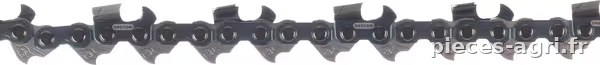 Chaîne de tronçonneuse 3/8" 1,6mm 66 DL dent à angle droit Oregon · réf. 75EXL066E