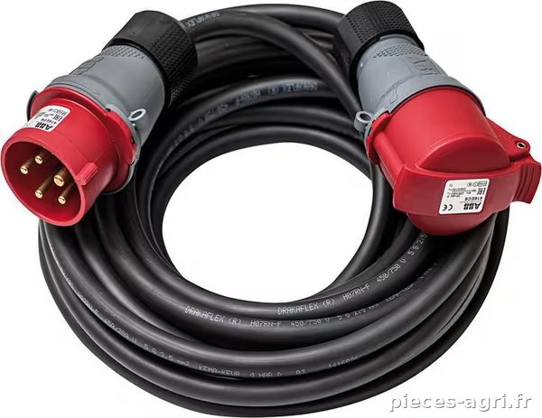 Câble de rallonge 16A 10m H07RN-F 5G2,5 · réf. EM1167741