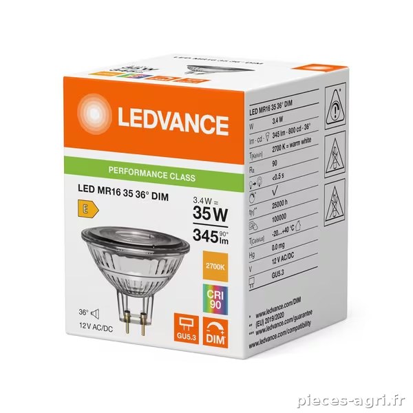 Lampe LED 5W 827 GU5.3 · réf. MR1635D927G5