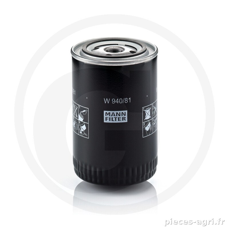 MANN FILTER Filtre à huile moteur vue 2