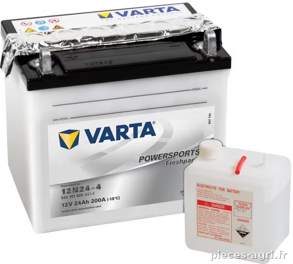 Batterie 12V 24Ah 200A Sports motorisés Freshpack VARTA · réf. 524101020I314PS
