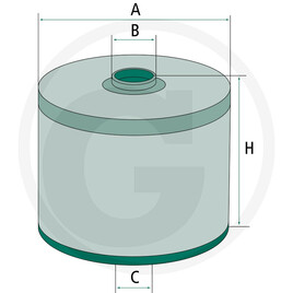 MANN FILTER Filtre à carburant · réf. 565P923.1X
