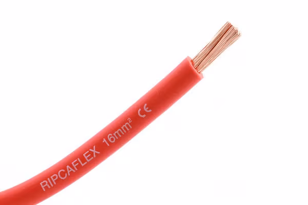 Câble flexible 1x16mm² PVC, rouge · réf. 1016FLEXRD