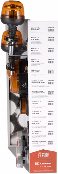 Module pour gyrophares LED universels vue 3