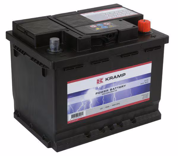 Batterie 12V 60Ah 540A Kramp · réf. 560408054KR