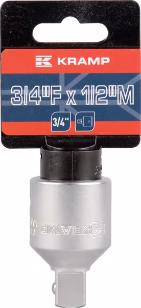 Adaptateur douilles 3/4" - 1/2" · réf. 18060199251KR