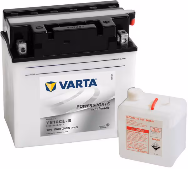 Batterie 12V 19Ah 240A Sports motorisés Freshpack VARTA · réf. 519014024I314PS
