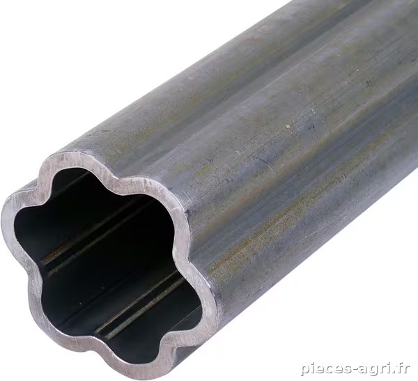 Tube profilé extérieur S6, en étoile, diamètre 71,5 x 57,5 x 5 mm, longueur : 800 mm · réf. 754615800