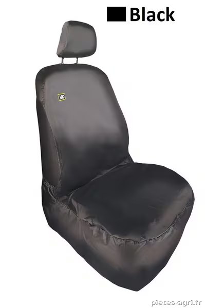 Housse de siège, conducteur, noir, appui-tête séparé, compatible airbag, convient à Ford Ranger · réf. SC60571ABC
