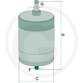 MANN FILTER Filtre à carburant · réf. 565WK613