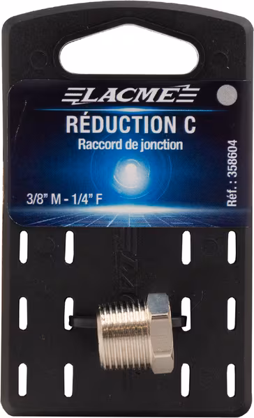 Réduction C 3/8" Mâle - 1/4" Femelle · réf. 358604LAC