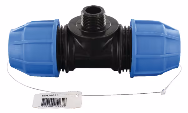 S16 Raccord T 32x¾" mâle · réf. 654760SL