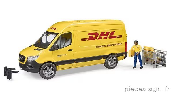 MB Sprinter DHL avec chauffeur · réf. U02671
