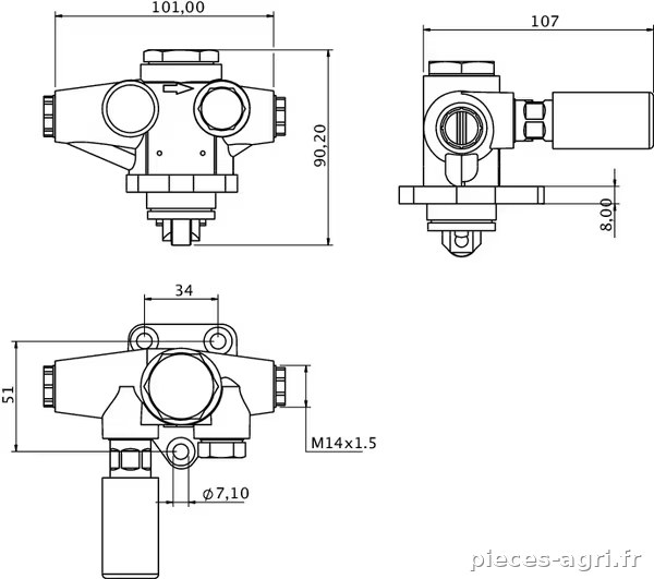 Pompe d'alimentation en carburant · réf. RE10258KR