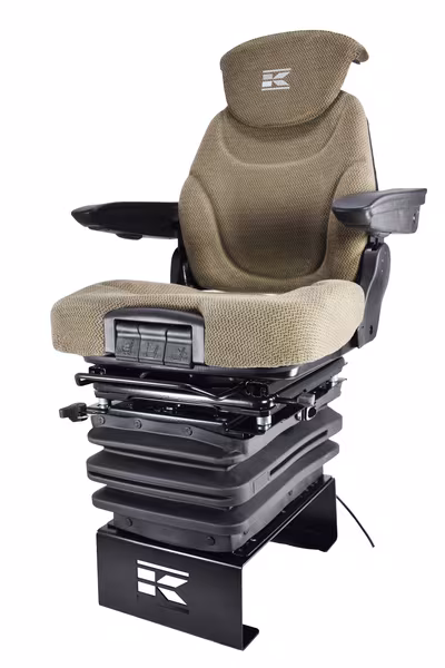 Siège K-Lux, suspension pneumatique, 520 mm, 12 V, beige · réf. SKL8201520BE