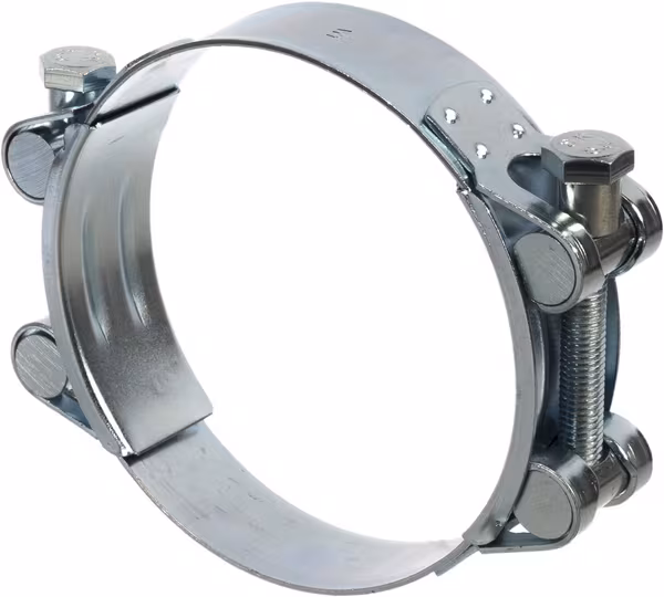 Collier à double serrage 72-80 électro-zingué · réf. DSHC7280