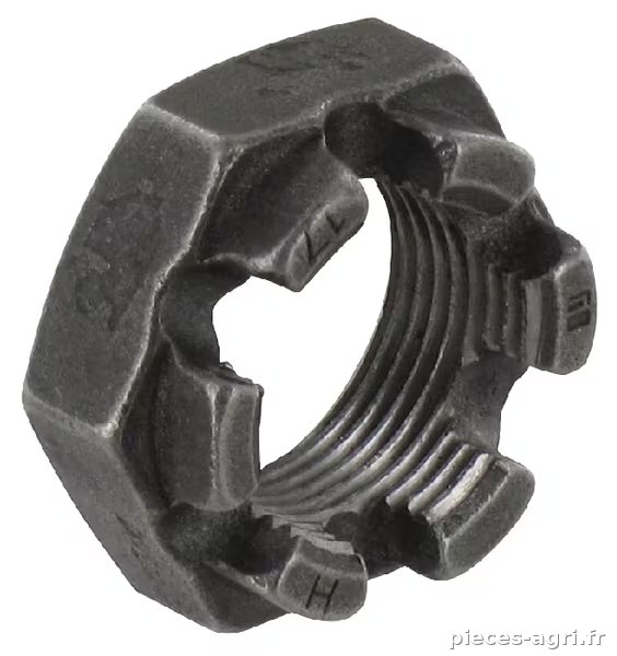 Écrou crénelé modèle DIN937 M22x1,50 acier AL-KO · réf. 700118