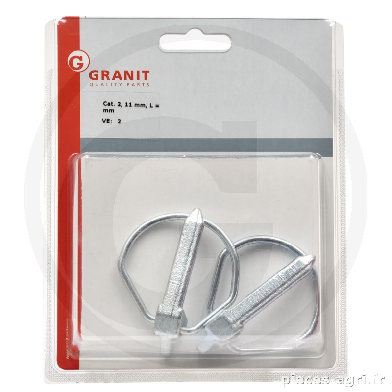 Blister Assortiment de goupilles clips vue 2