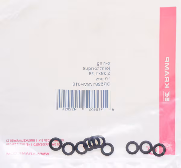 Joint torique 5,28 x 1,78 75 shore Viton 10x · réf. OR528178VP010
