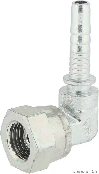 Raccord sertir DN06-1/4BSP 90° · réf. PF6490S