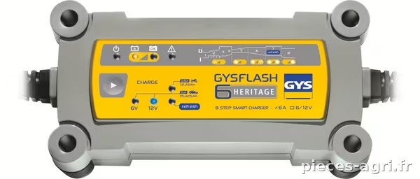 Chargeur GYSFLASH 6 Heritage · réf. 029538GYS