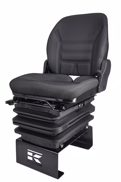 Siège K-Lux, à suspension pneumatique, 485 mm, 12 V, noir · réf. SKL8001480BB