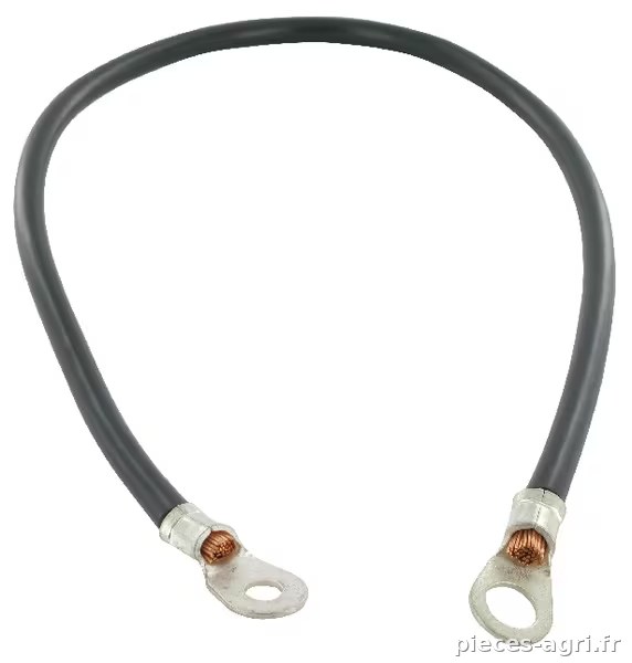 Câble de batteries noir 50cm 2 x oeillets 11,1 mm · réf. FGP012074