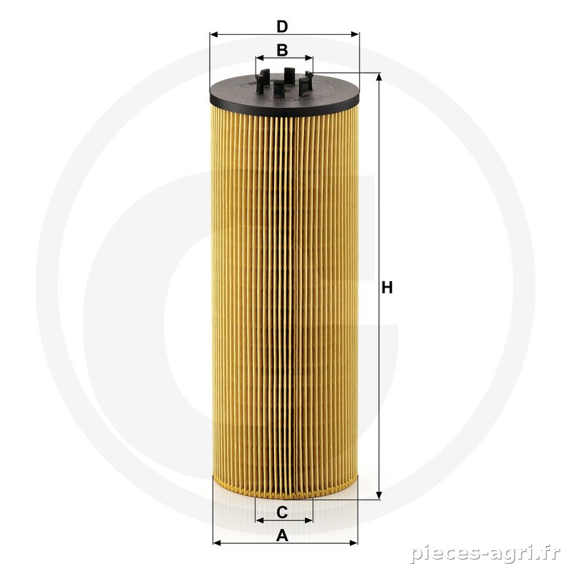 MANN FILTER Filtre à huile moteur vue 3