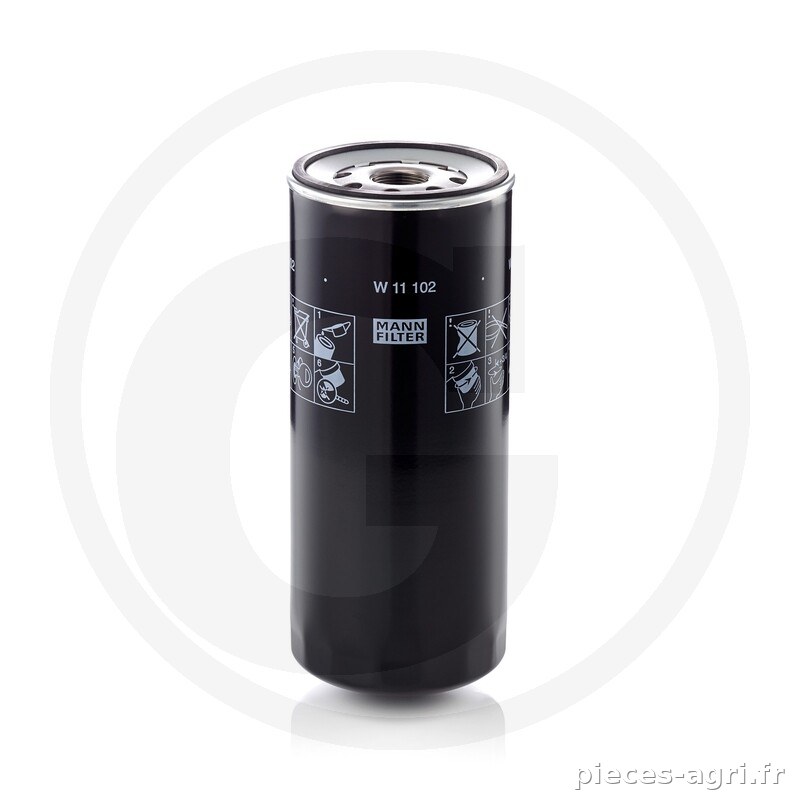 MANN FILTER Filtre à huile moteur vue 2
