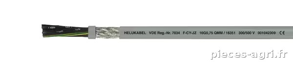 PVC flex Câble 12x0,5mm blinde · réf. FLEXCYJZ1205