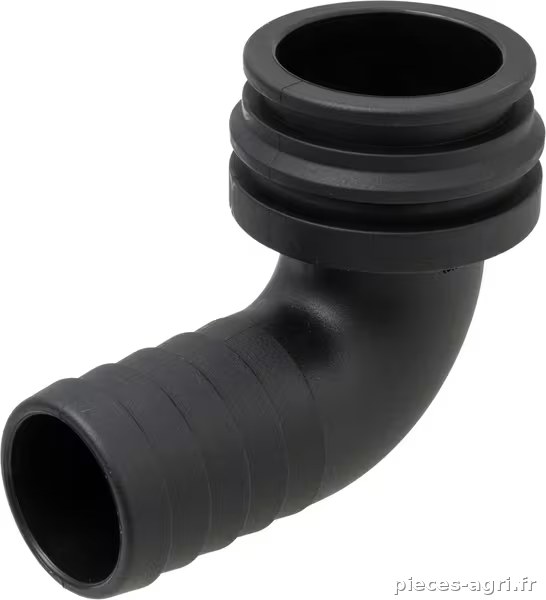 Raccord à fourche, femelle 90° AF5, embout de tuyau 30 mm · réf. 8420505