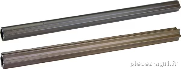 Tube profilé intérieur S4GA, en étoile, diamètre 51 x 37 x 4,5 mm  L : 1 400 mm · réf. 1699744