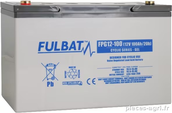 Batterie GEL 12 V 100 Ah · réf. FPG12100
