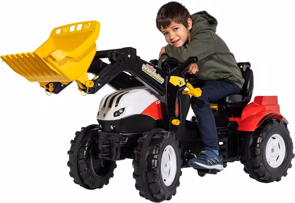 Tracteur à pédale, Steyr 6300 TERRUS CVT avec chargeur frontal vue 8