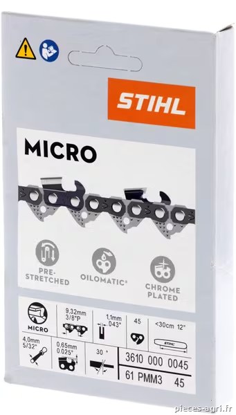 Chaîne 61 PMM3 Picco Micro Mini · réf. 36100000045