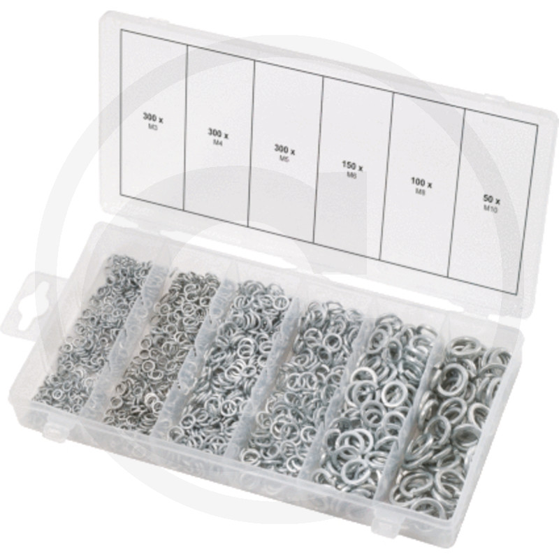 KS Tools Assortiment de rondelles, M3-10, 1200 pcs. · réf. 7889700220