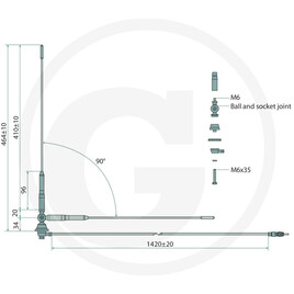 WÖLFLE Antenne · réf. 12072899