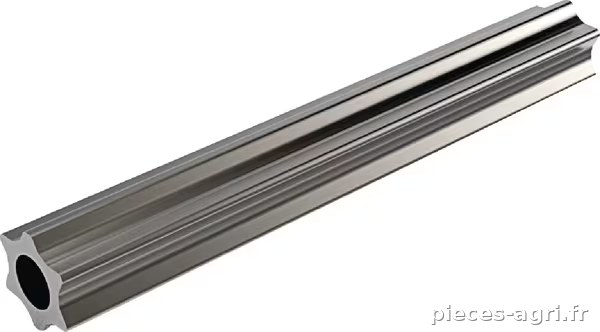 Tube profilé intérieur AW35S, AW36, couleur citron, diamètre 51 x 43 x 4 mm, longueur : 3 000 mm · réf. 6305100300