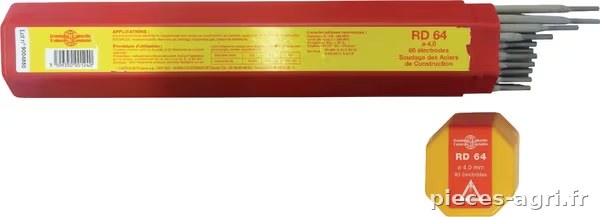 Électrodes RD64 DPL350 2,5 20 · réf. 600753CAS