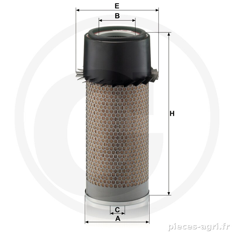 MANN FILTER Filtre à air vue 3
