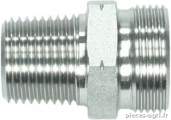 Raccord à filetage mâle 15L x 1/2" NPT SS · réf. GES15L12NPTSS