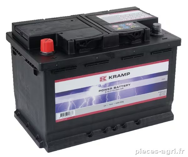 Batterie 12V 70Ah 640A Kramp · réf. 570410064KR