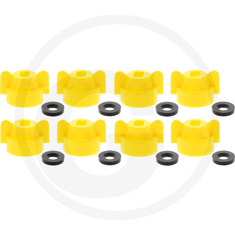 GRANIT Écrou baïonnette jaune, taille 8, par 8 vue 2